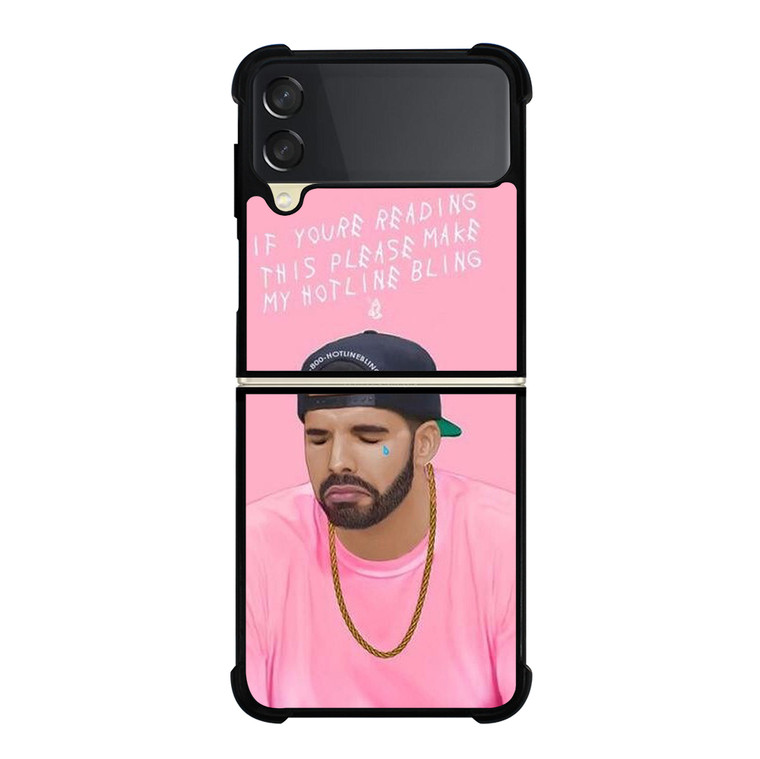 DRAKE RAPPER PINK BLINK Samsung Galaxy Z Flip 3 5G Case Cover