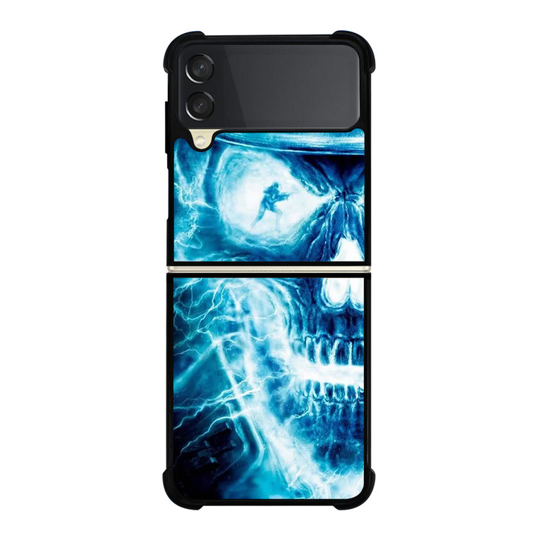 ELECTRIC SKULL BONE Samsung Galaxy Z Flip 3 5G Case Cover