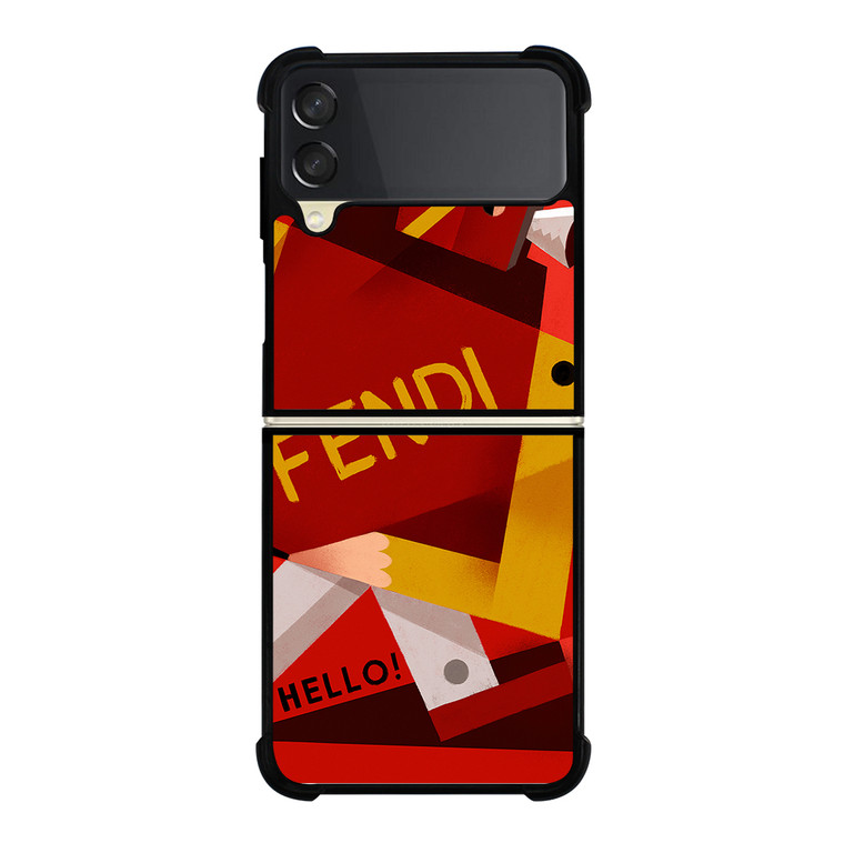 FENDI ROMA KIDS Samsung Galaxy Z Flip 3 5G Case Cover