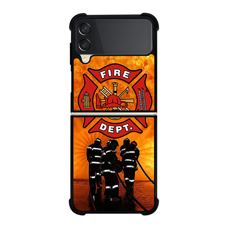 FIREFIGHTER FIREMAN LOGO Samsung Galaxy Z Flip 3 5G Case Cover