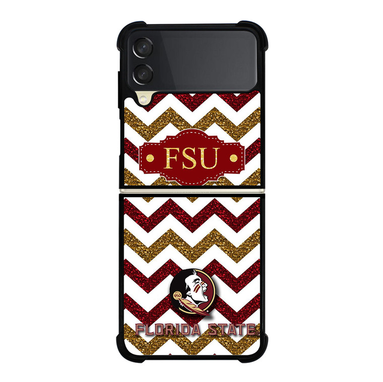 FLORIDA STATE GLITTER LOGO Samsung Galaxy Z Flip 3 5G Case Cover