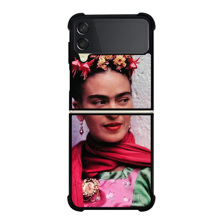 FRIDA KAHLO FACE Samsung Galaxy Z Flip 3 5G Case Cover