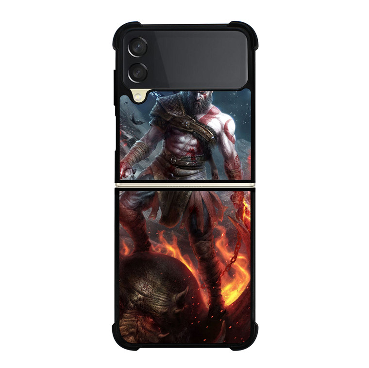 GOD OF WAR KRATOS Samsung Galaxy Z Flip 3 5G Case Cover
