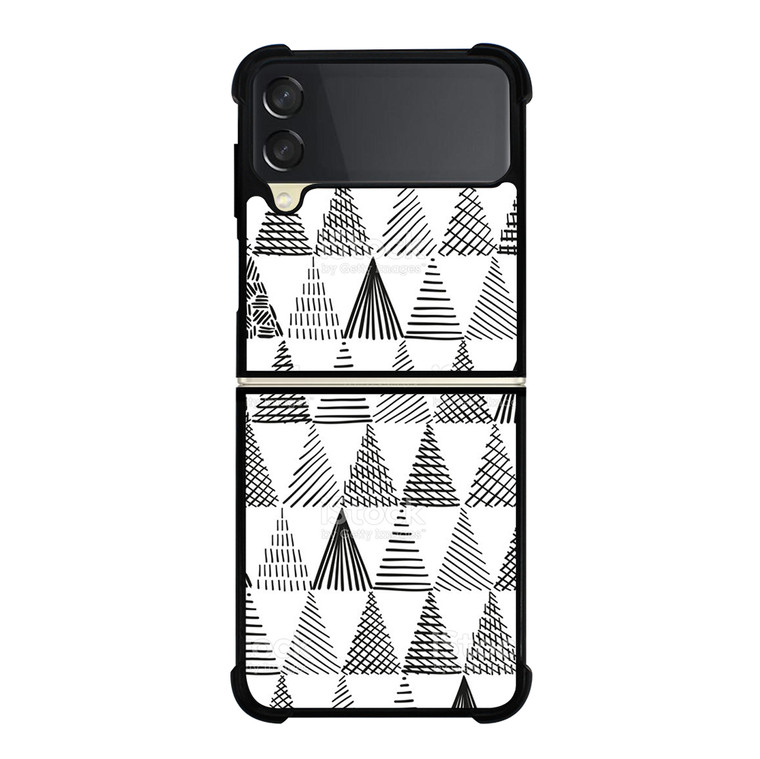 HERRINGBONE TRIANGLE Samsung Galaxy Z Flip 3 5G Case Cover