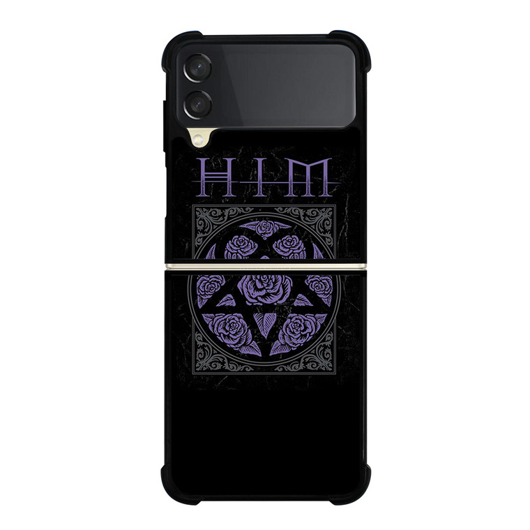 HIM BAND ROSE LOGO Samsung Galaxy Z Flip 3 5G Case Cover