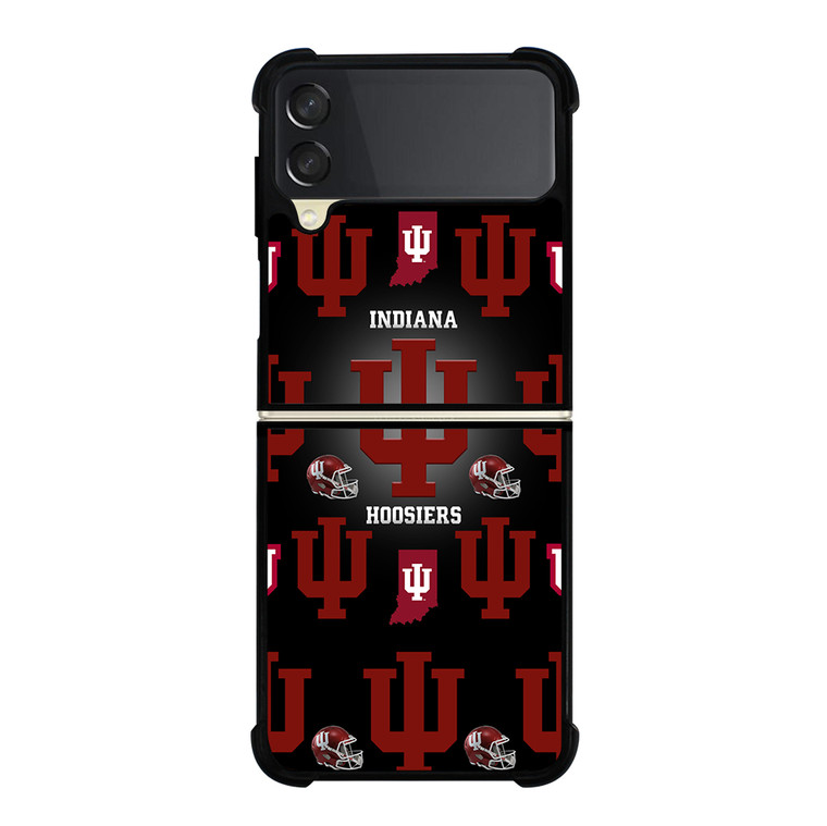 HOOSIER STATE OF MIND INDIANA PATTERN Samsung Galaxy Z Flip 3 5G Case Cover