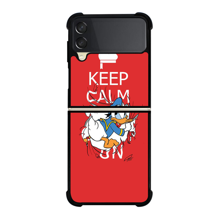 KEEP CALM DONALD DUCK Samsung Galaxy Z Flip 3 5G Case Cover