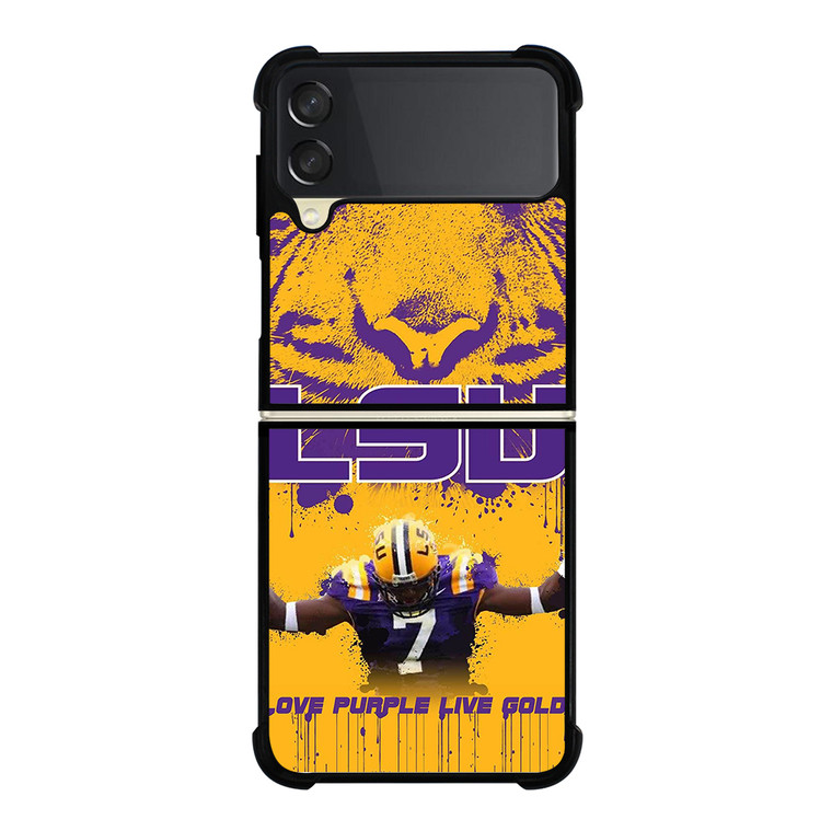 LSU TIGERS THE PURPLE Samsung Galaxy Z Flip 3 5G Case Cover
