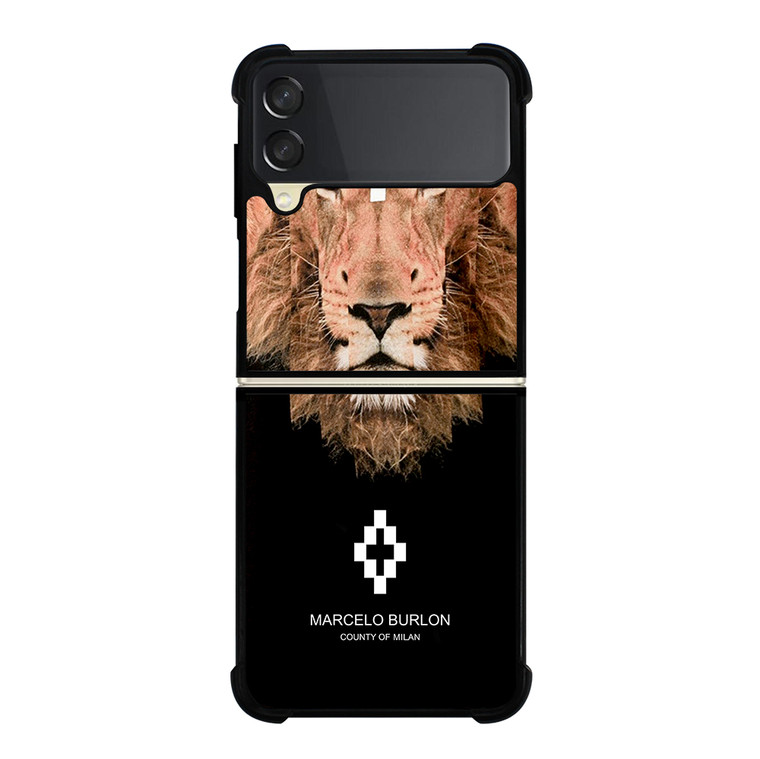 MARCELO BURLON LION Samsung Galaxy Z Flip 3 5G Case Cover