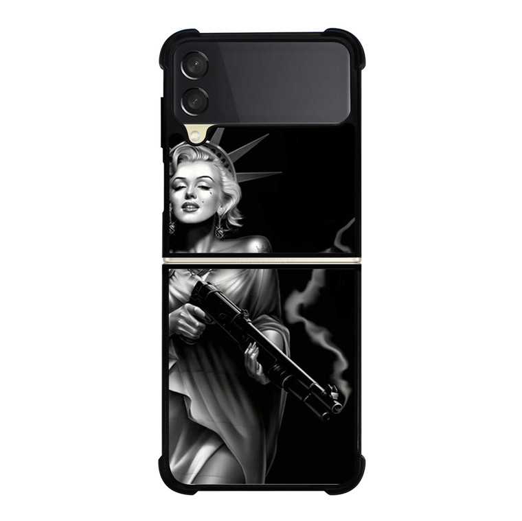 MARILYN MONROE FIRE Samsung Galaxy Z Flip 3 5G Case Cover