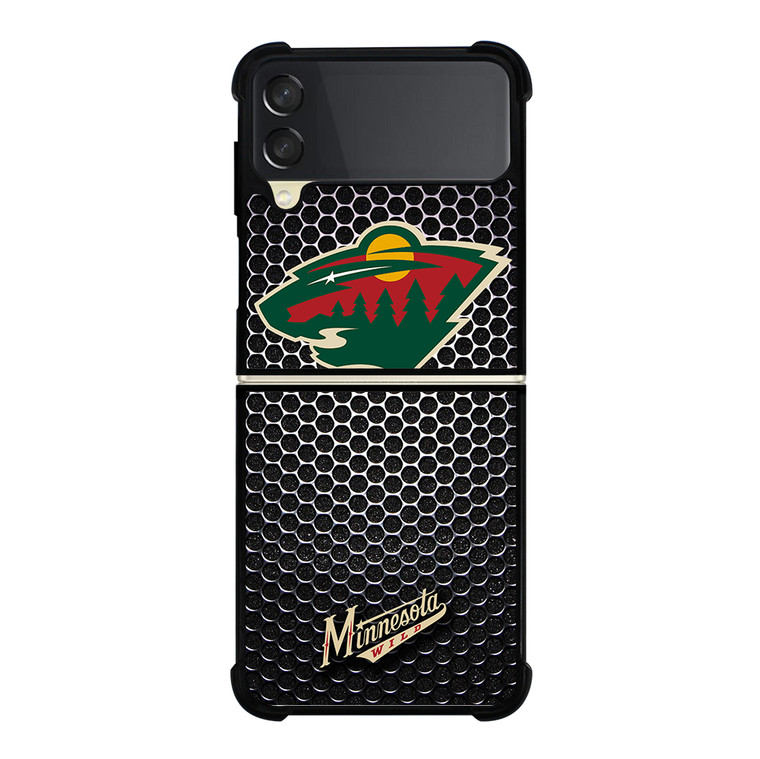 MINNESOTA WILD METAL Samsung Galaxy Z Flip 3 5G Case Cover