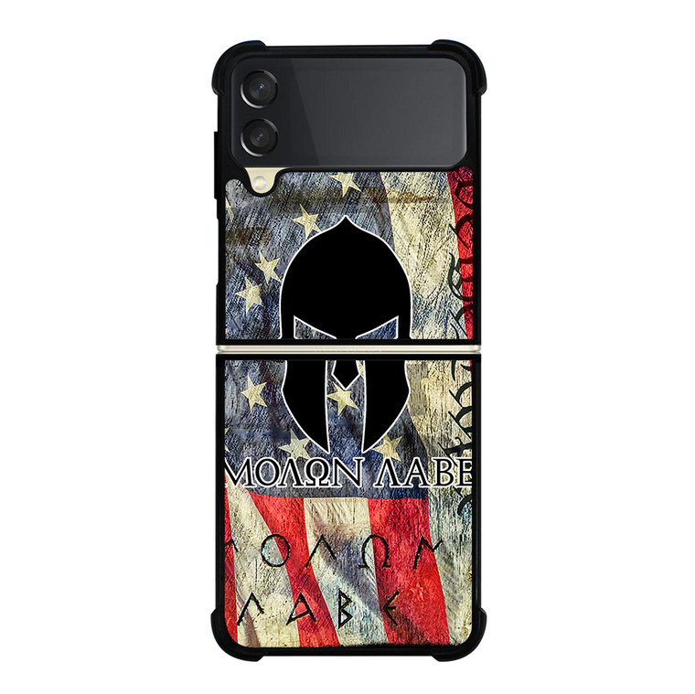 MOLON LABE AMERICAN FLAG Samsung Galaxy Z Flip 3 5G Case Cover