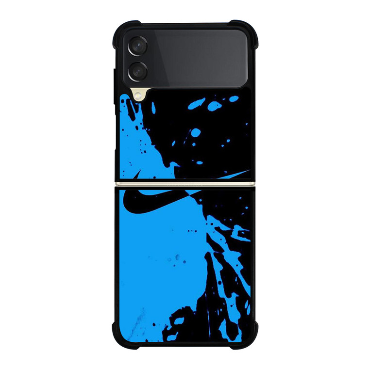 NIKE BLUE SPLASH Samsung Galaxy Z Flip 3 5G Case Cover