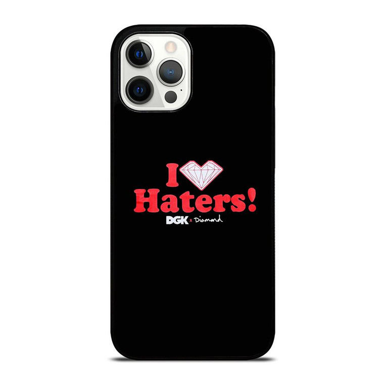 DGK I LOVE HATERS LOGO iPhone 12 Pro Max Case Cover