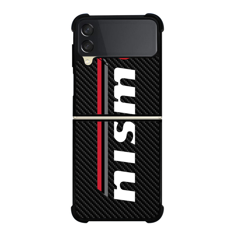 NISSAN NISMO LOGO CARBON Samsung Galaxy Z Flip 3 5G Case Cover
