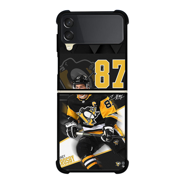 PITTSBURGH PENGUINS SIDNEY CROSBY 87 Samsung Galaxy Z Flip 3 5G Case Cover