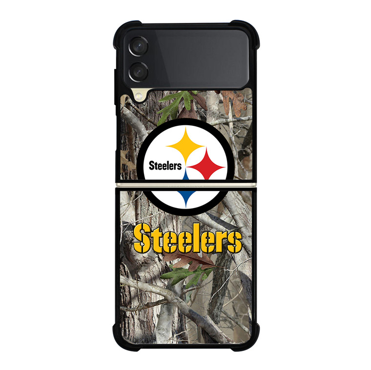 PITTSBURGH STEELERS TREE CAMO Samsung Galaxy Z Flip 3 5G Case Cover