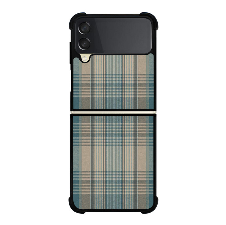 PLAID GREY Samsung Galaxy Z Flip 3 5G Case Cover