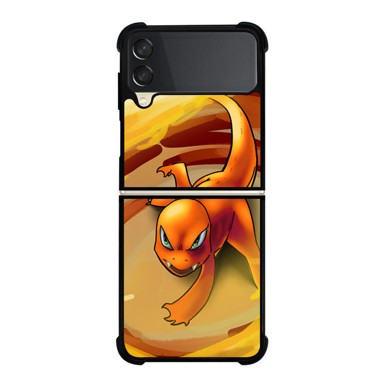POKEMON CHARMANDER ART Samsung Galaxy Z Flip 3 5G Case Cover