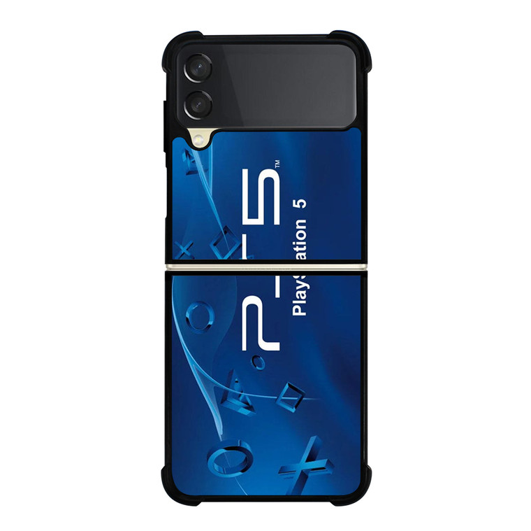 PS5 PLAYSTATION 5 LOGO Samsung Galaxy Z Flip 3 5G Case Cover