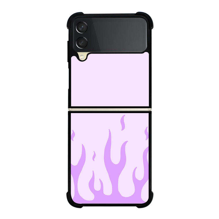 PURPLE FLAME Samsung Galaxy Z Flip 3 5G Case Cover