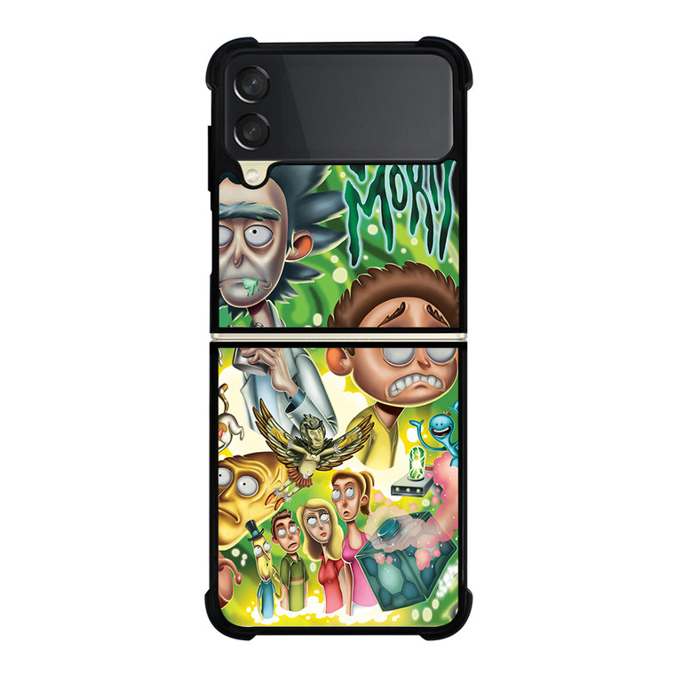 RICK AND MORTY ART 1 Samsung Galaxy Z Flip 3 5G Case Cover