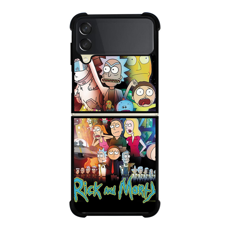 RICK AND MORTY COLLAGE NEW Samsung Galaxy Z Flip 3 5G Case Cover