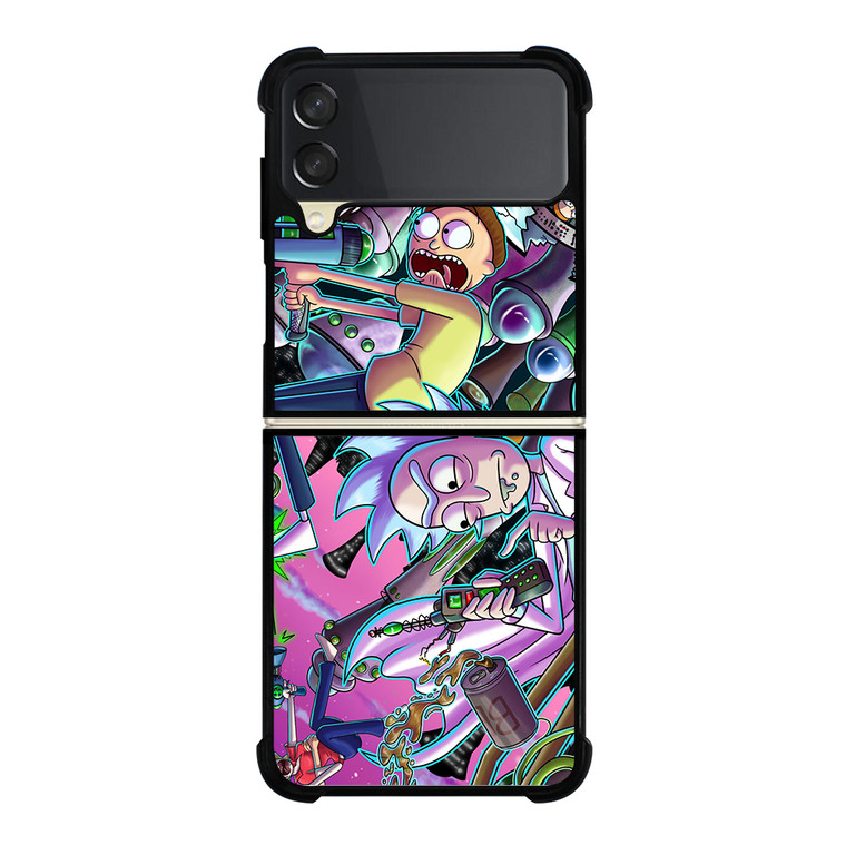 RICK AND MORTY FINE Samsung Galaxy Z Flip 3 5G Case Cover