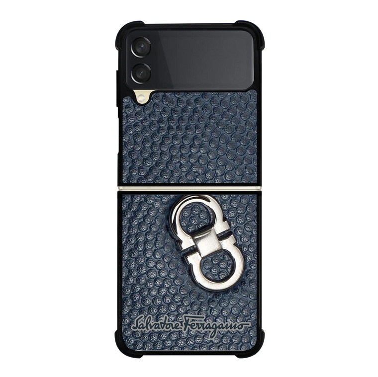 SALVATORE FERRAGAMO BADGE Samsung Galaxy Z Flip 3 5G Case Cover