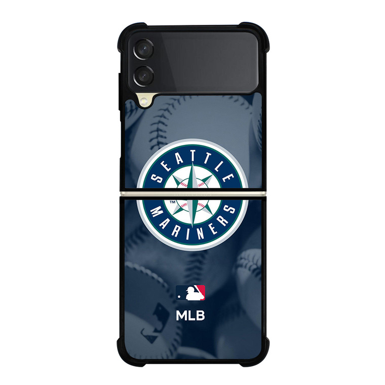 SEATTLE MARINERS MLB LOGO Samsung Galaxy Z Flip 3 5G Case Cover