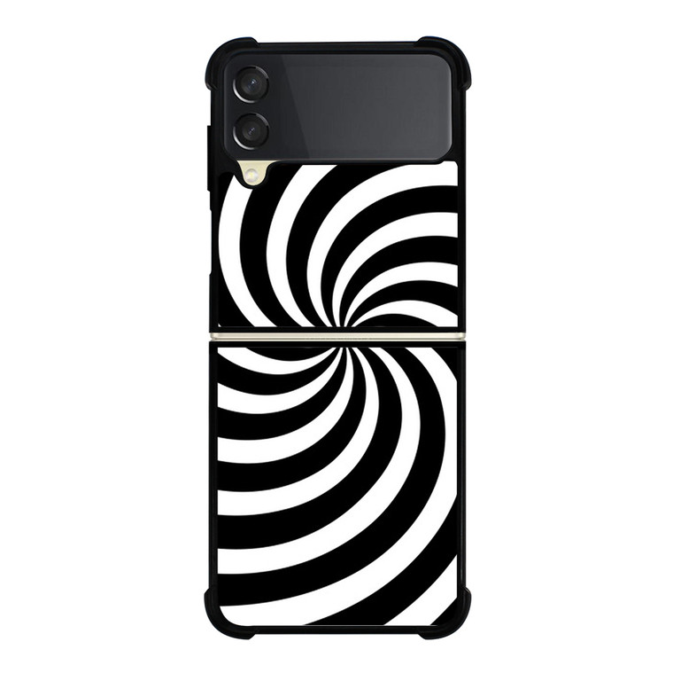 SPIRAL BLACK Samsung Galaxy Z Flip 3 5G Case Cover