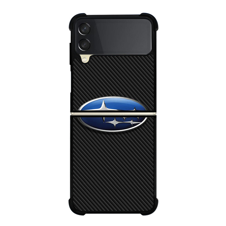 SUBARU LOGO CARBON Samsung Galaxy Z Flip 3 5G Case Cover