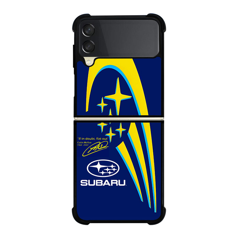 SUBARU STRIPE LOGO Samsung Galaxy Z Flip 3 5G Case Cover