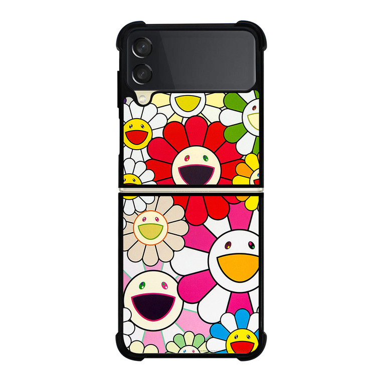 TAKASHI MURAKAMI FLOWERS 5 Samsung Galaxy Z Flip 3 5G Case Cover