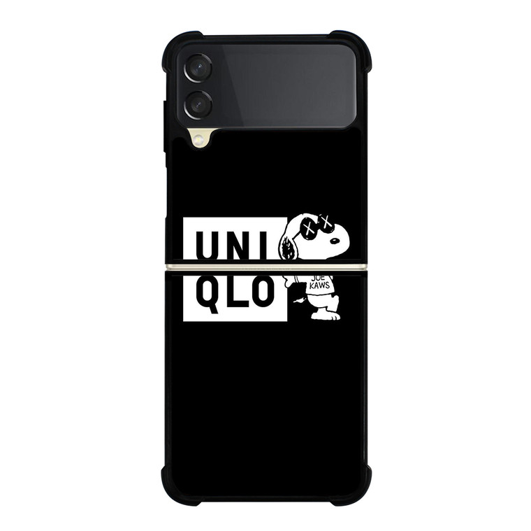 UNIQLO SNOOPY LOGO Samsung Galaxy Z Flip 3 5G Case Cover