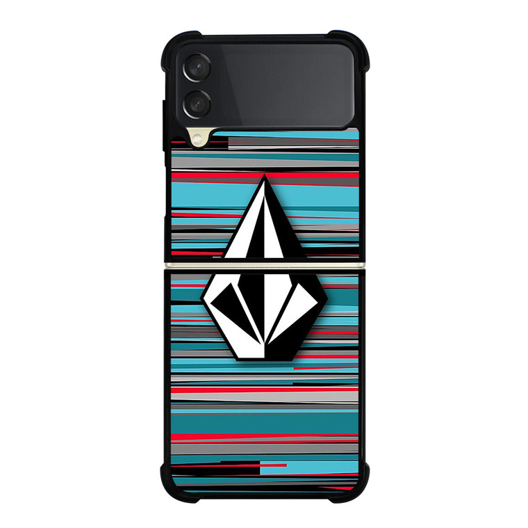 VOLCOM STRIPE LOGO Samsung Galaxy Z Flip 3 5G Case Cover