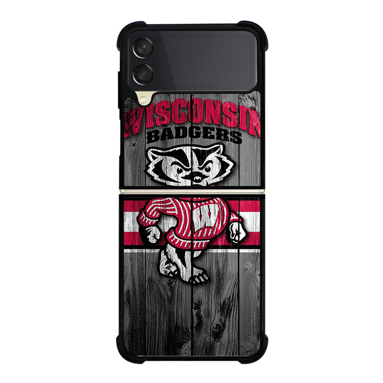 WISCONSIN BADGERS LOGO Samsung Galaxy Z Flip 3 5G Case Cover
