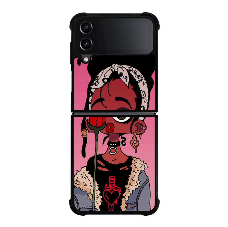 2BUNZ MELANIN POPPIN' ABA Samsung Galaxy Z Flip 4 5G Case Cover