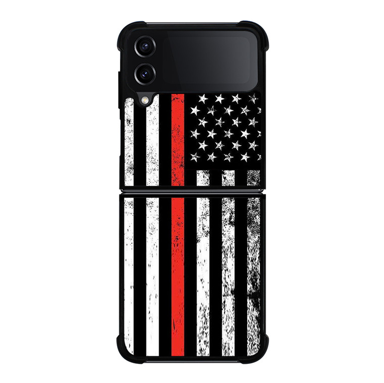 AMERICAN THIN BLACK Samsung Galaxy Z Flip 4 5G Case Cover