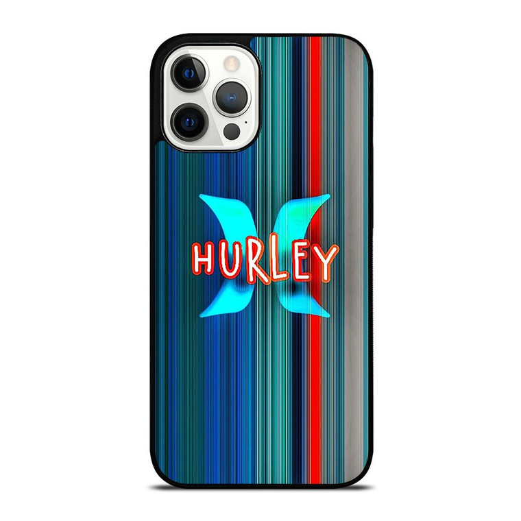 HURLEY STRIPE LOGO iPhone 12 Pro Max Case Cover