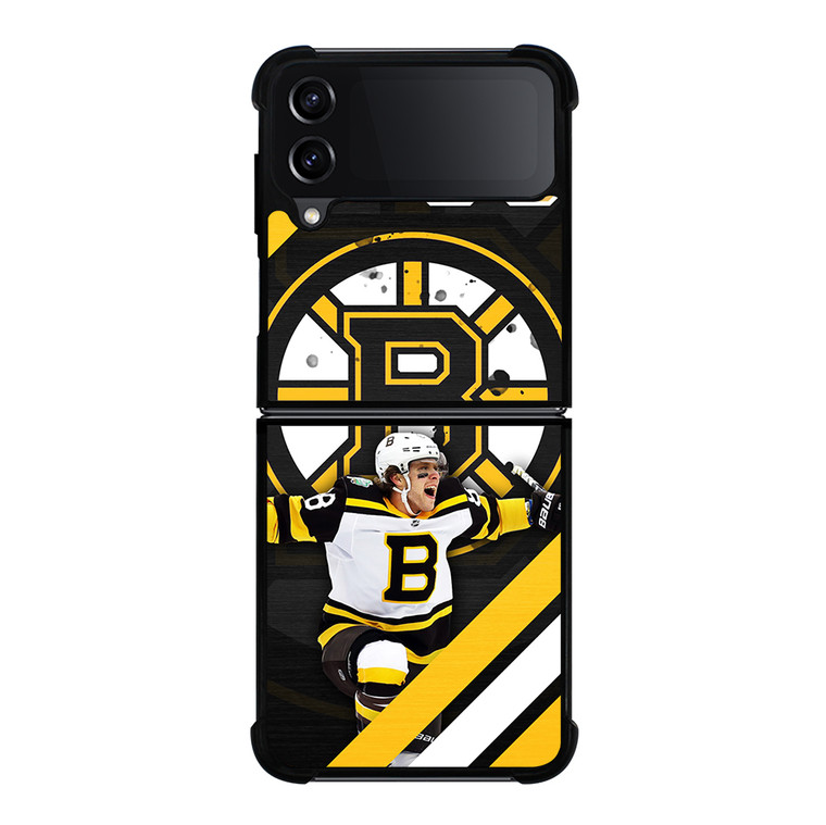 BOSTON BRUINS DAVID PASTRNAK 88 Samsung Galaxy Z Flip 4 5G Case Cover