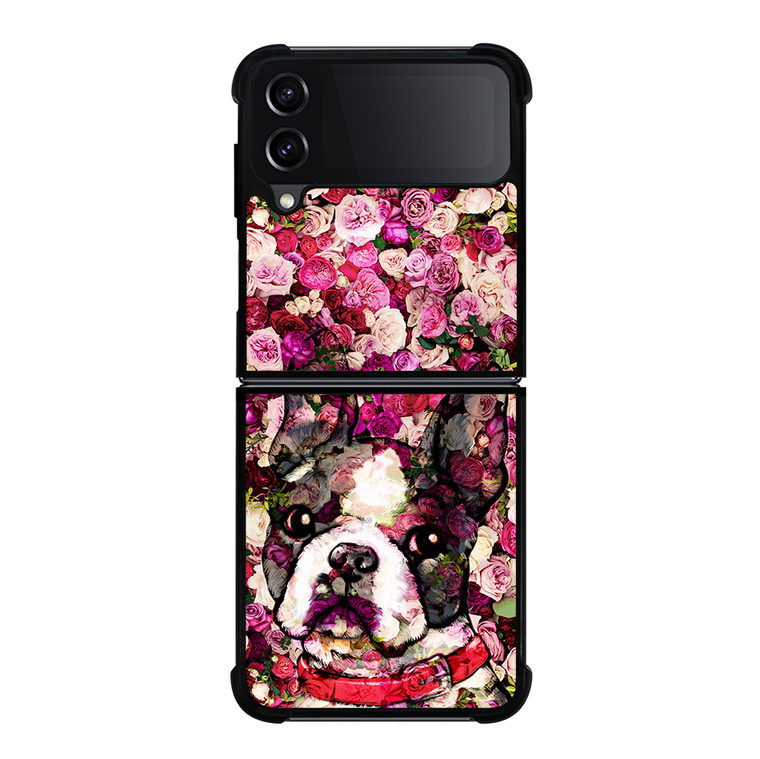 BOSTON TERRIER DOG 2 Samsung Galaxy Z Flip 4 5G Case Cover
