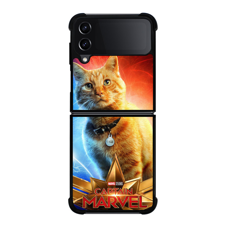 CAPTAIN MARVEL CAT Samsung Galaxy Z Flip 4 5G Case Cover