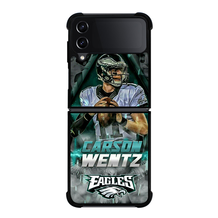 CARSON WENTZ EAGLES 2 Samsung Galaxy Z Flip 4 5G Case Cover