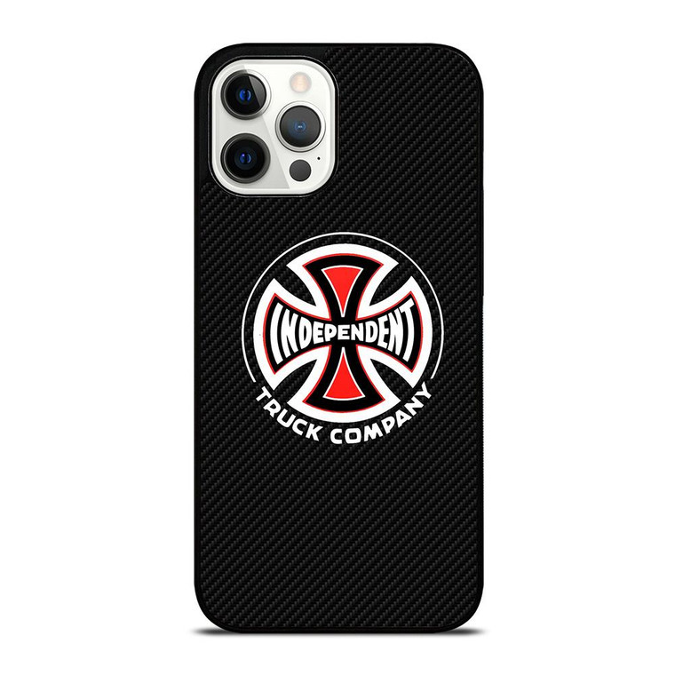 INDEPENDENT TRUCK COMPANY LOGO CARBON iPhone 12 Pro Max Case Cover