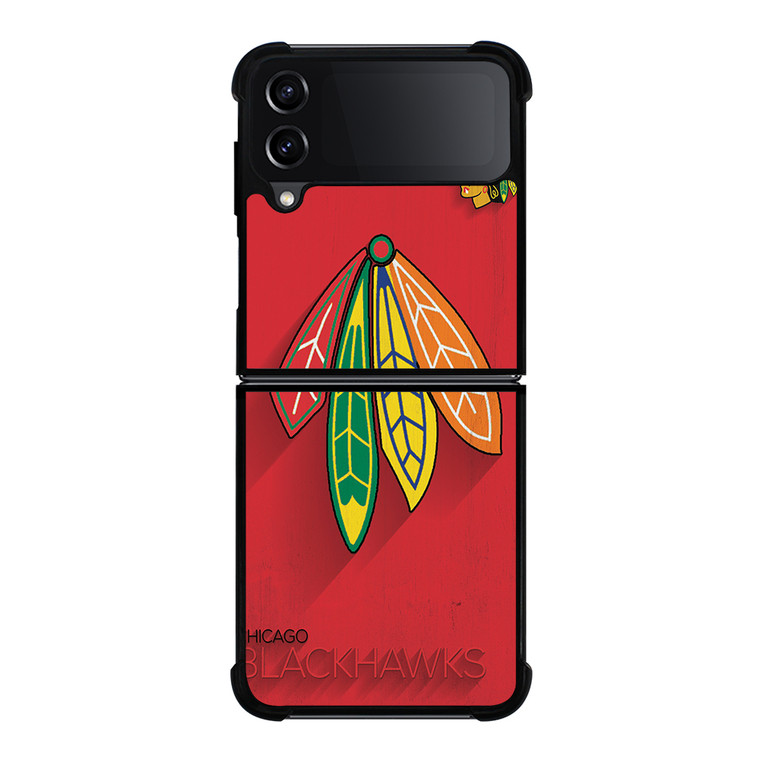CHICAGO BLACKHAWKS 3 Samsung Galaxy Z Flip 4 5G Case Cover