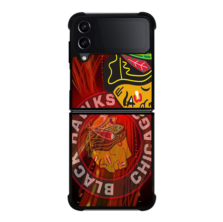 CHICAGO BLACKHAWKS Samsung Galaxy Z Flip 4 5G Case Cover