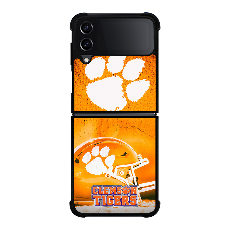 CLEMSON TIGERS FOOTBALL Samsung Galaxy Z Flip 4 5G Case Cover