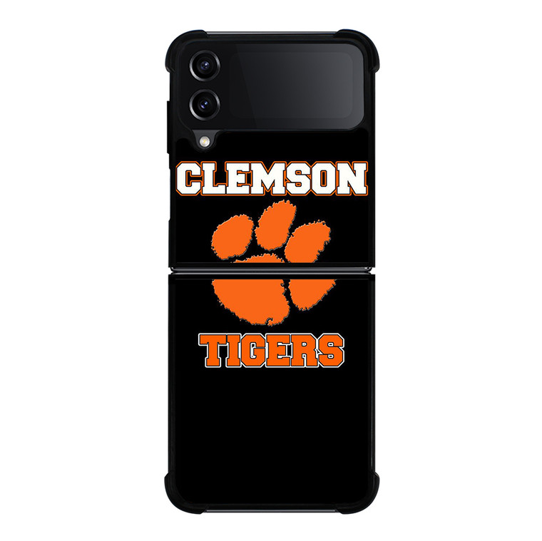 CLEMSON TIGERS POWER Samsung Galaxy Z Flip 4 5G Case Cover