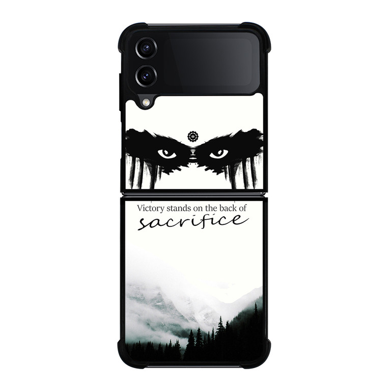 COMMANDER LEXA THE 100 EYES Samsung Galaxy Z Flip 4 5G Case Cover